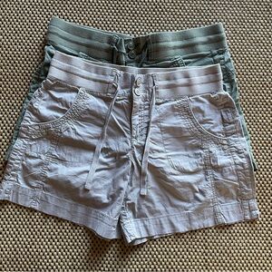 Summer Khaki Shorts Tan Olive 97% Cotton Women’s 6